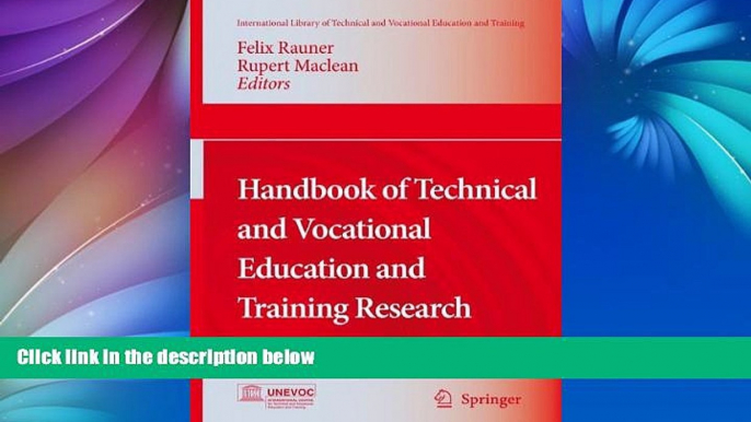 Big Sales  Handbook of Technical and Vocational Education and Training Research  Premium Ebooks