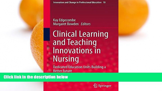 Big Sales  Clinical Learning and Teaching Innovations in Nursing: Dedicated Education Units