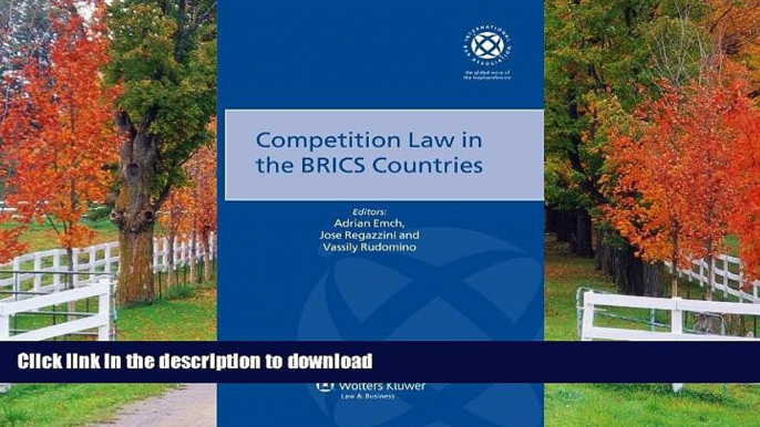 FAVORITE BOOK  Competition Law in the BRICS Countries FULL ONLINE