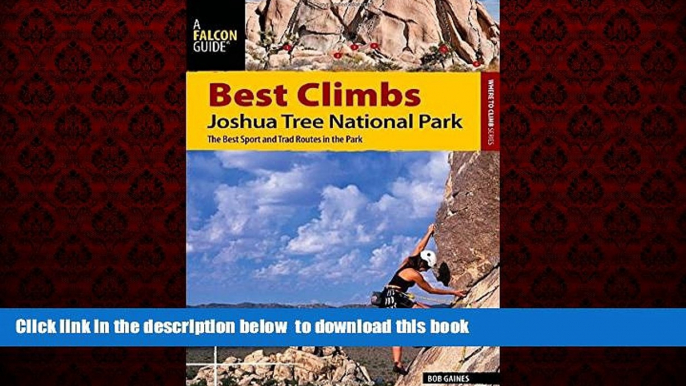 Best book  Best Climbs Joshua Tree National Park: The Best Sport And Trad Routes In The Park (Best