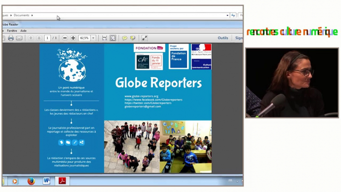 Rencontre "Education à l'image, aux médias et au numérique"  : Globe Reporters