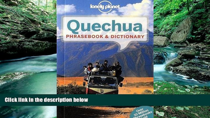 Buy NOW Lonely Planet Lonely Planet Quechua Phrasebook   Dictionary (Lonely Planet Phrasebook and