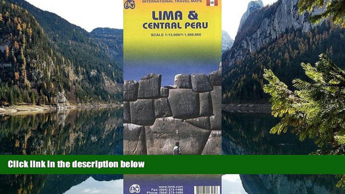 Buy ITM Canada Lima   Central Peru 1:13,000 / 1:1,500,000 Travel Map (International Travel Maps)