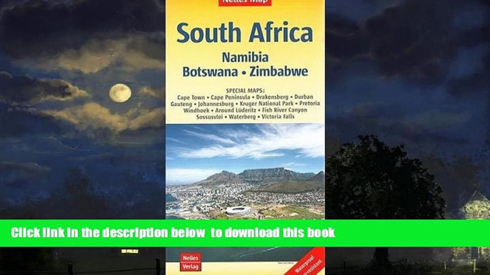 liberty books  South Africa, Namibia, Bostwana, Zimbabwe Nelles Map 1:2.5M WP (English, French and