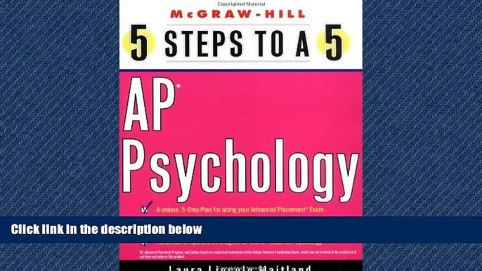 Read 5 Steps to a 5 on the AP: Psychology (5 Steps to a 5 on the Advanced Placement Examinations