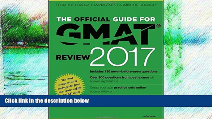 Deals in Books  The Official Guide for GMAT Review 2017 with Online Question Bank and Exclusive