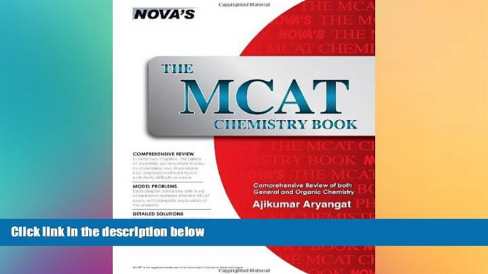 Buy  The MCAT Chemistry Book Ajikumar Aryangat  Book