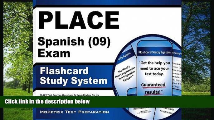 READ book  PLACE Spanish (09) Exam Flashcard Study System: PLACE Test Practice Questions   Exam