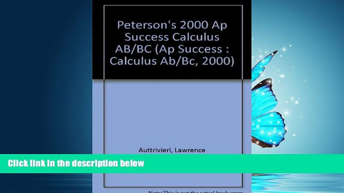 PDF Peterson s 2000 Ap Success: Calculus Ab/Bc (Ap Success : Calculus Ab/Bc, 2000) Full Online Ebook