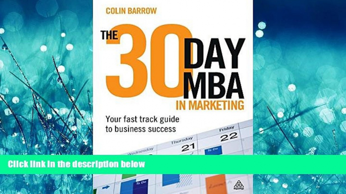 Online eBook  The 30 Day MBA in Marketing: Your Fast Track Guide to Business Success