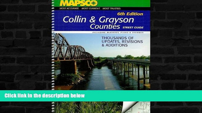 Buy NOW  Collin   Grayson Counties Street Guide (MAPSCO Street Guide) #A#  Book