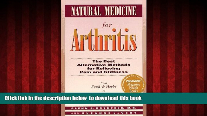 liberty books  Natural Medicine for Arthritis: The Best Alternative Methods for Relieving Pain and