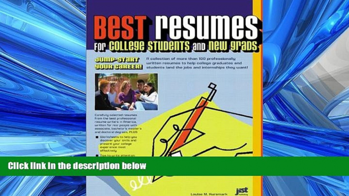 Online eBook  Best Resumes for College Students and New Grads: Jump-Start Our Career