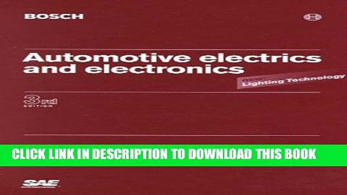 Best Seller Automotive Electrics and Electronics Free Read