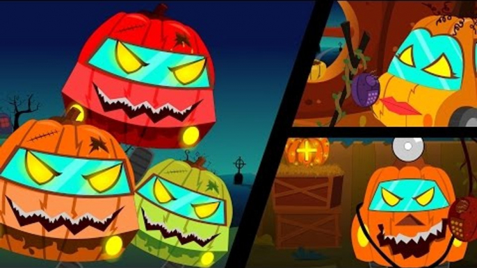 Five Little Pumpkins | Scary Rhyme | Halloween Videos For Kids