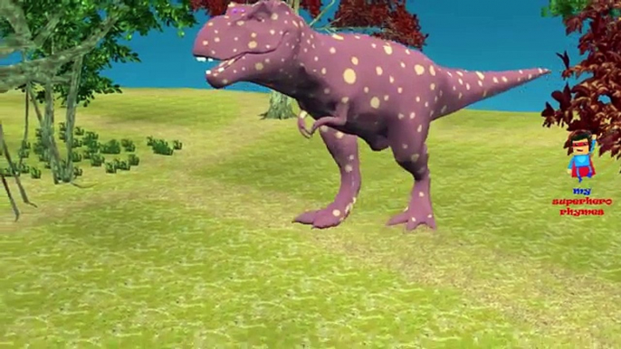 Finger Family Dinosaurs Nursery Rhymes for Children | 3D Animation Dinosaur Cartoon Rhymes