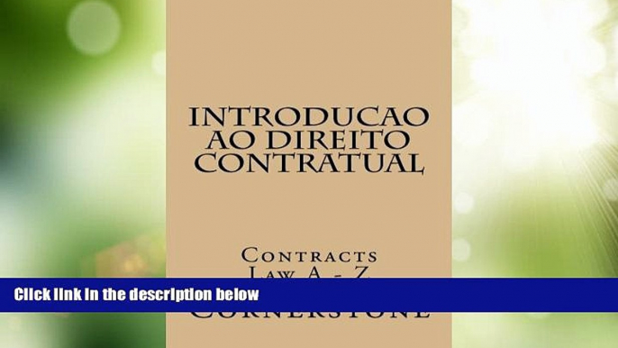 Buy NOW  Introducao ao Direito Contratual: Contracts Law A - Z (Portuguese language) (Portuguese