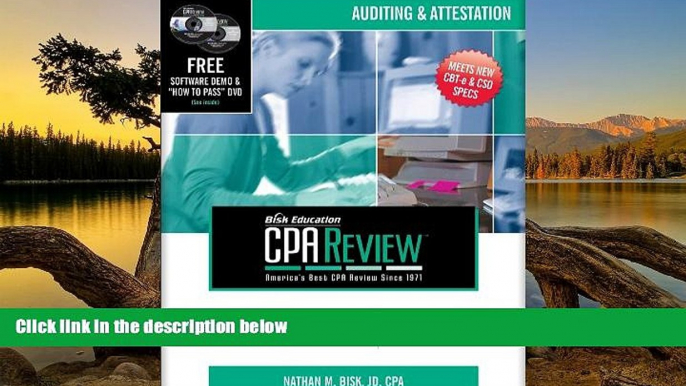 Books to Read  Bisk CPA Review: Auditing   Attestation, 40th Edition (CPA Comprehensive Exam