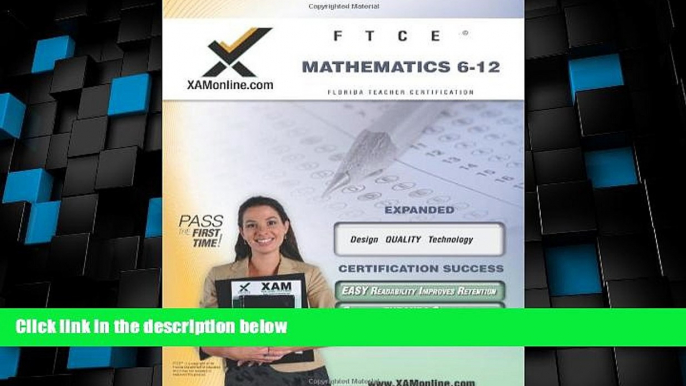 Buy NOW  FTCE Mathematics 6-12 Teacher Certification Test Prep Study Guide (XAM FTCE)  Premium