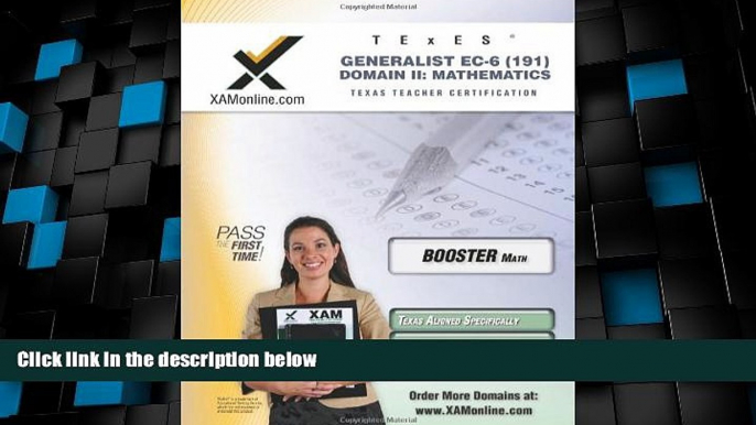 Deals in Books  TExES Generalist EC-6 191 Mathematics BOOST Edition  Premium Ebooks Best Seller in