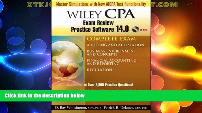 Big Sales  Wiley CPA Examination Review Practice Software 14.0 Complete Exam: Auditing and