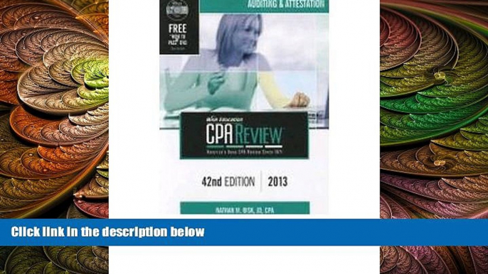 Deals in Books  Bisk CPA Review: Auditing   Attestation (CPA Comprehensive Exam Review. Auditing