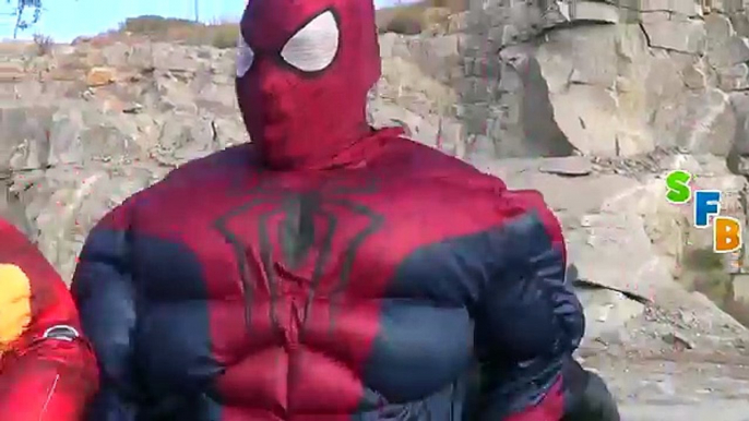 Ironman Vs Batman Vs Spiderman - SuperHero Real Life Fight And Battle Funny Videos For Children