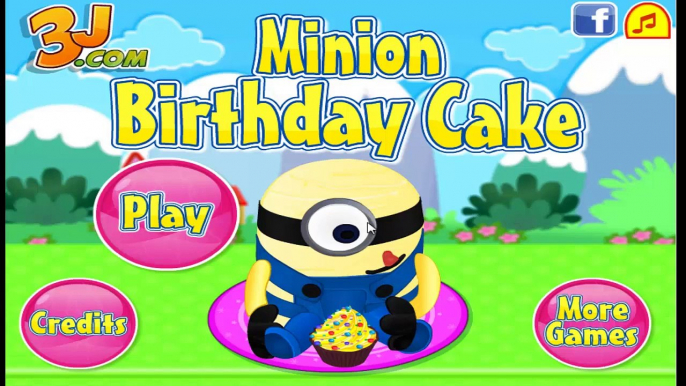 Minion Birthday Cake - Minons Video Games For Kids