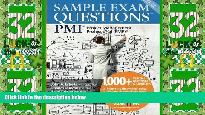 Deals in Books  Sample Exam Questions: PMI Project Management Professional (PMP) by Duncan,