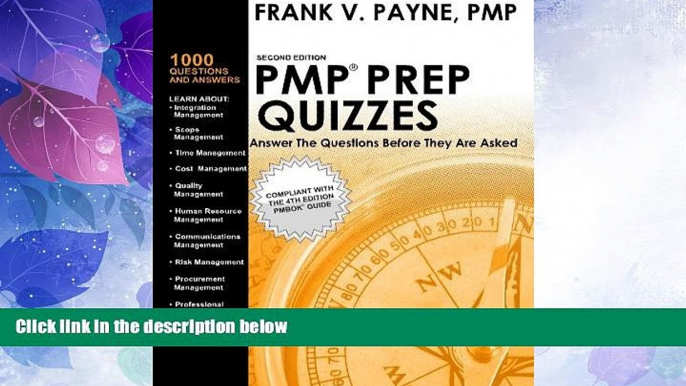 Deals in Books  PMP Prep Quizzes: Answer The Questions Before They Are Asked  Premium Ebooks Best