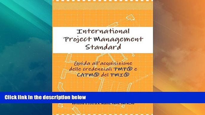 Deals in Books  International Project Management Standard. Guida all acquisizione delle