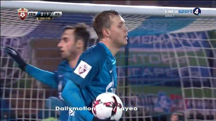 Artem Dzyuba Goal HD - Zenit Petersburg 2-1 FK Krylya Sovetov Samara - 20.11.2016