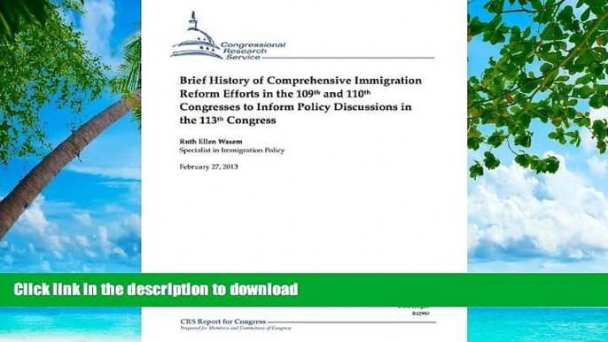 READ  Brief History of Comprehensive Immigration Reform Efforts in the 109th and 110th Congresses