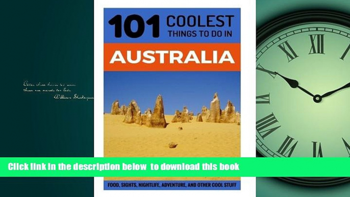 Read book  Australia: Australia Travel Guide: 101 Coolest Things to Do in Australia (Sydney,