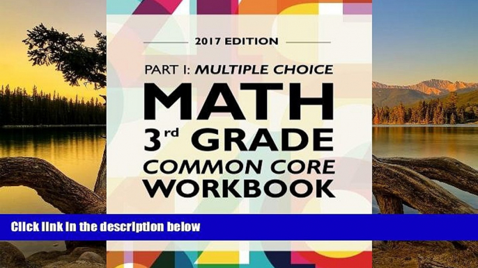 Buy NOW  Argo Brothers Math Workbook, Grade 3: Common Core Multiple Choice (3rd Grade) 2017