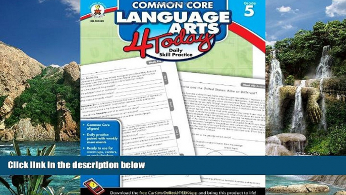 Buy NOW  Common Core Language Arts 4 Today, Grade 5: Daily Skill Practice (Common Core 4 Today)