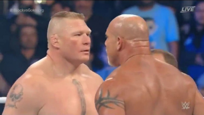 Goldberg vs Brock Lesnar Full Match - WWE Survivor Series 2016 - Goldberg Destroys Brock