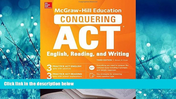 FAVORIT BOOK  McGraw-Hill Education Conquering ACT English Reading and Writing, Third Edition