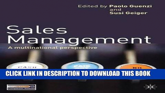 [PDF] Mobi Sales Management: A Multinational Perspective Full Online