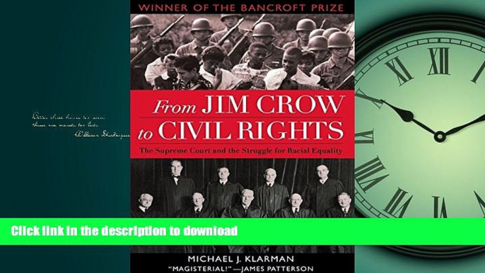 READ BOOK  From Jim Crow to Civil Rights: The Supreme Court and the Struggle for Racial Equality