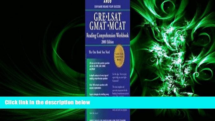 FAVORIT BOOK  GRE/LSAT/GMAT/MCAT Reading Com (Arco GRE GMAT LSAT MCAT Reading Comprehension