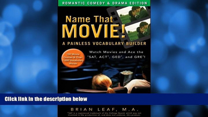 Big Sales  Name That Movie! A Painless Vocabulary Builder Romantic Comedy   Drama Edition: Watch