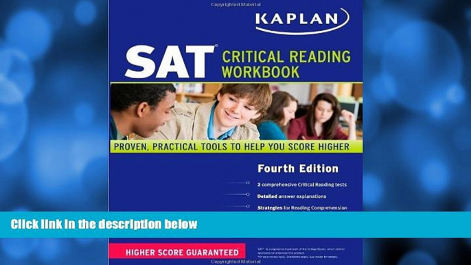 Deals in Books  Kaplan SAT Critical Reading Workbook  READ PDF Best Seller in USA