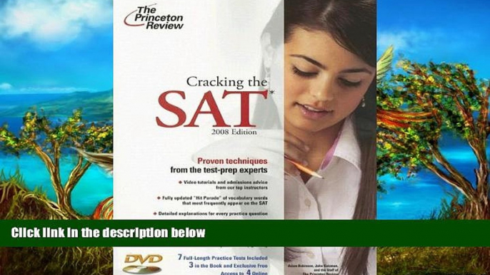 Deals in Books  Cracking the SAT with DVD, 2008 Edition (College Test Preparation)  Premium Ebooks