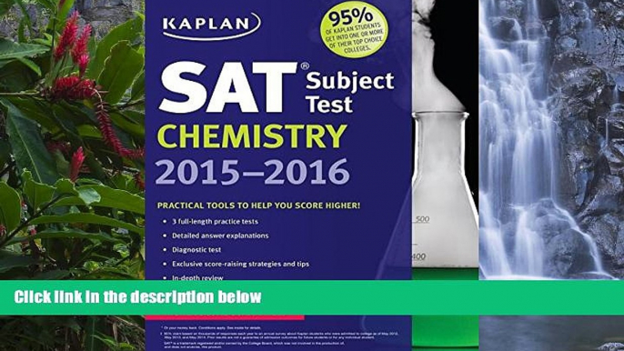 Buy NOW  Kaplan SAT Subject Test Chemistry 2015-2016 (Kaplan Test Prep)  Premium Ebooks Best