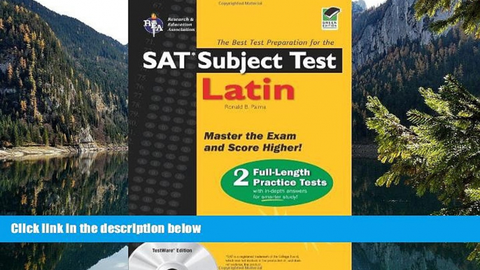 Big Sales  SAT Subject Test: Latin w/ CD-ROM (REA) - The Best Test Prep for (SAT PSAT ACT (College