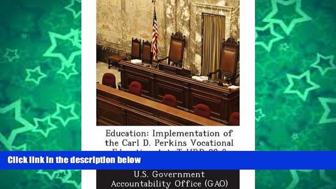 Buy NOW  Education: Implementation of the Carl D. Perkins Vocational Education ACT: T-Hrd-89-8