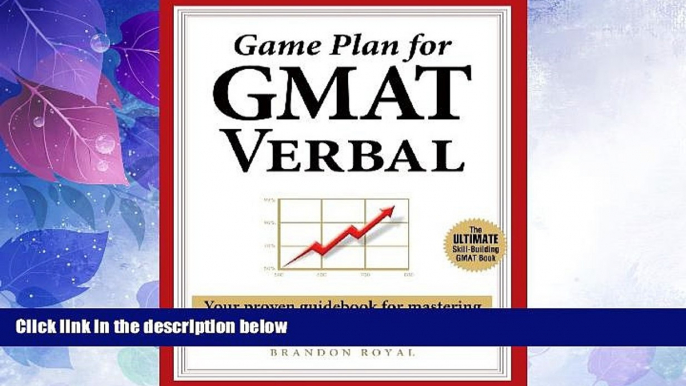 Price Game Plan for GMAT Verbal: Your Proven Guidebook for Mastering GMAT Verbal in 20 Short Days