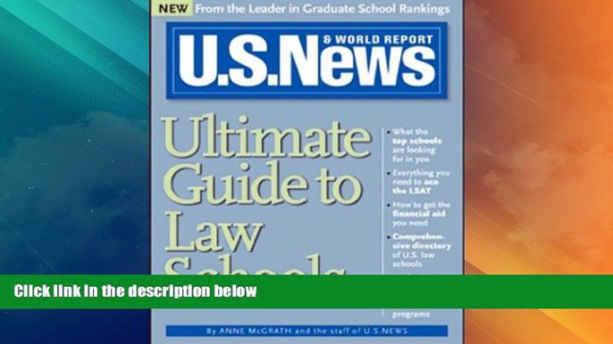 Price U.S. News Ultimate Guide to Law Schools Anne McGrath For Kindle