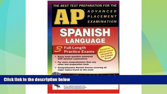 Price AP Spanish w/ Audio CDs (REA) - The Best Test Prep for the AP Exam (Advanced Placement (AP)